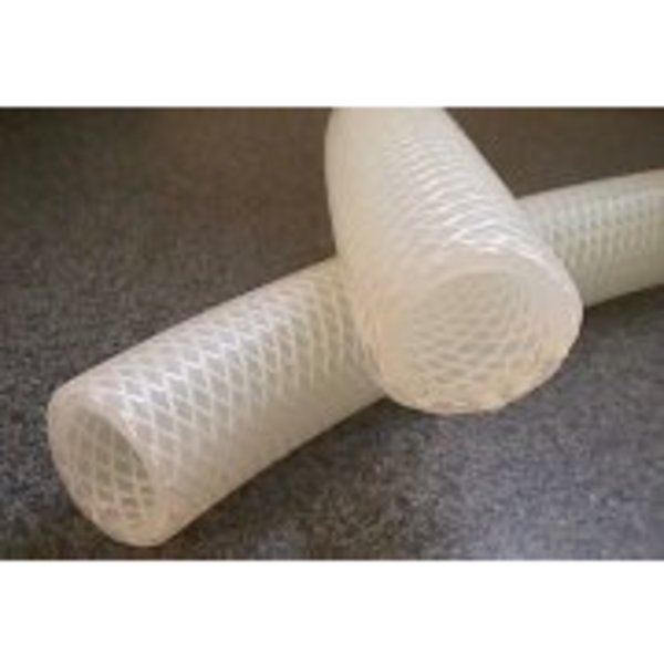 Professional Plastics Silbrade Braided Silicone Tube, 1.000 ID X 1.380 OD X 50 FT [Roll] TSILBRADE1.000X1.380X50FT